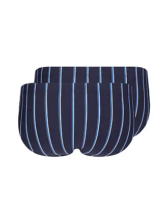 SKINY | Brasil Slip Paquete de 2 ( Shadow Stripe ) | blau